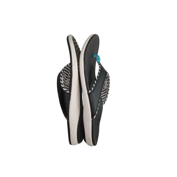 Spenco Women's Black Slip On Strappy Sandals Size 7 - Picture 6 of 9